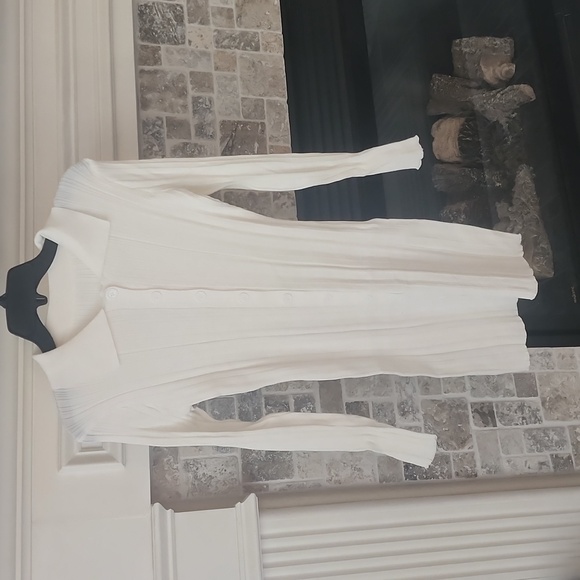 Long sleeve button down sweater dress - Picture 4 of 9